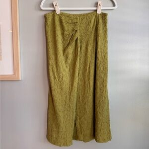 Lulus green midi skirt L